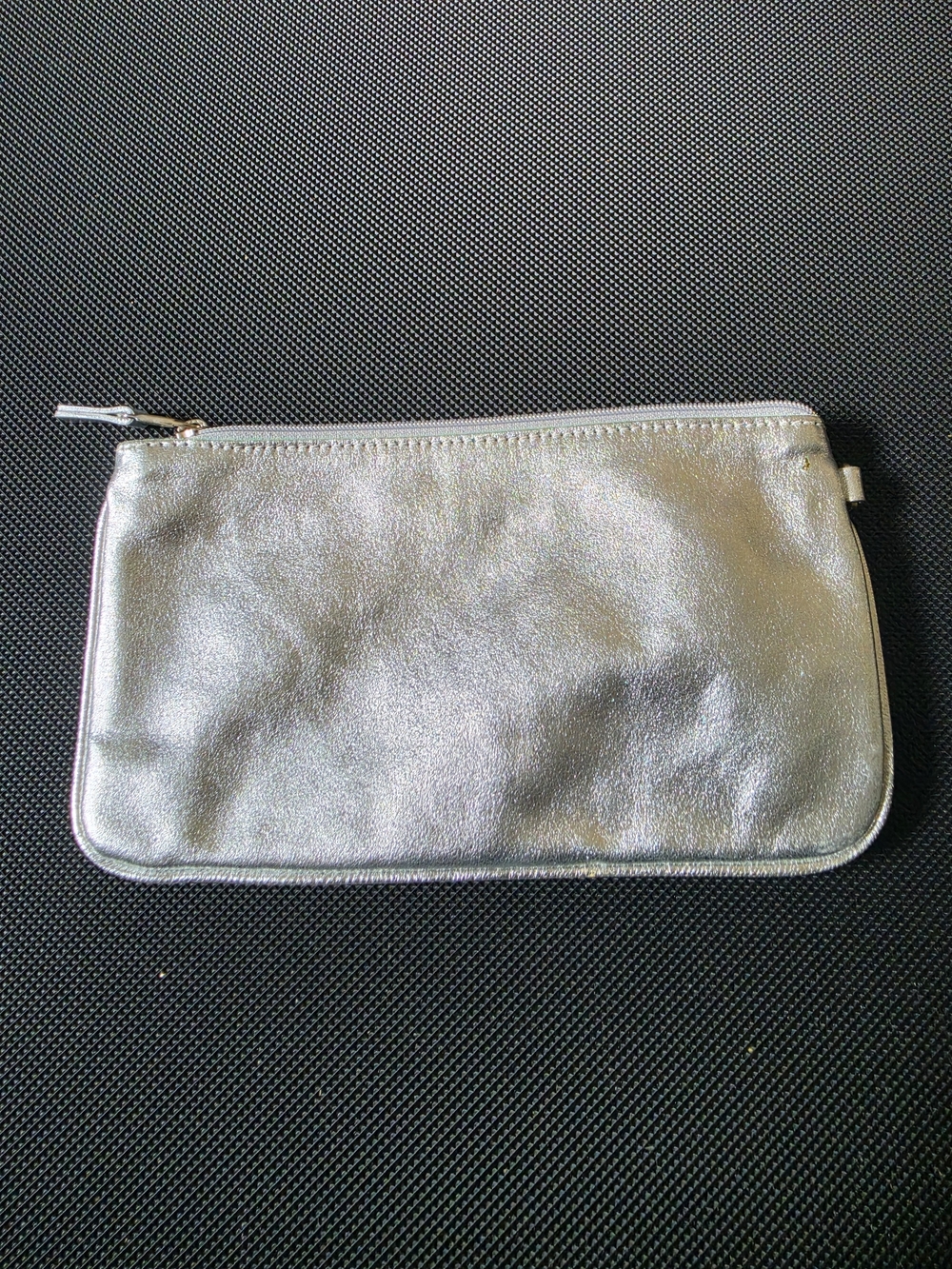 Tiffany & Co. Silver Metallic Zip Pouch - Picture 3 of 8